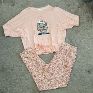 PEANUTS 100% Pajama Set